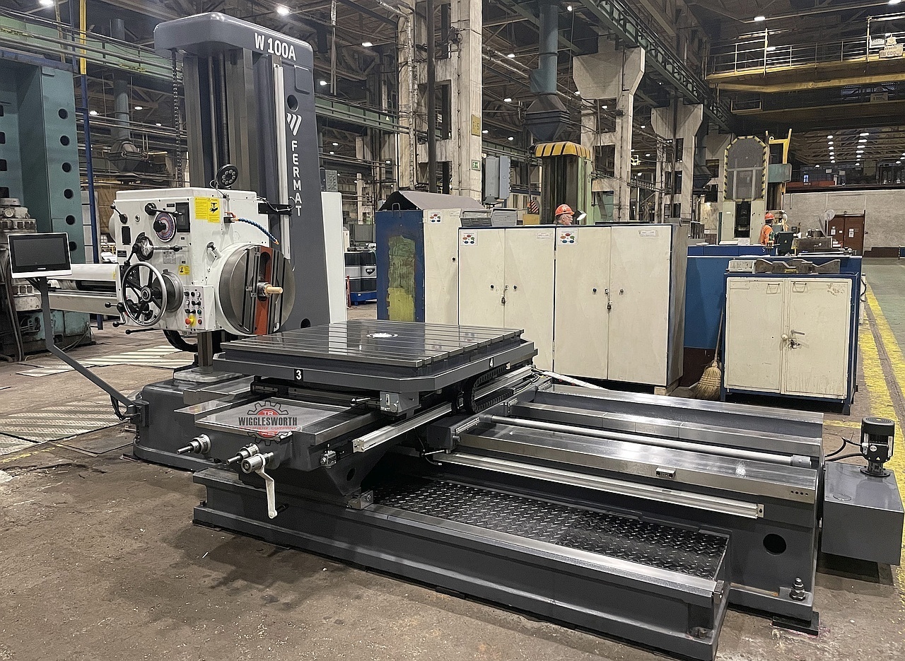2022 TOS W100A BORING MILLS, HORIZONTAL, TABLE TYPE | TR Wigglesworth Machinery Co.
