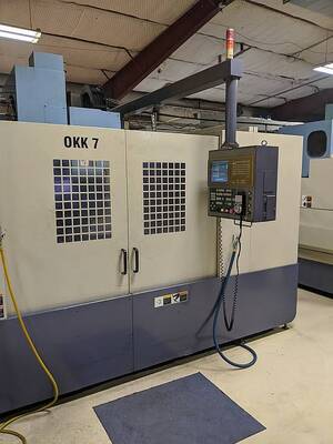2002 OKK VM-7 MACHINING CENTERS, VERT., N/C & CNC | TR Wigglesworth Machinery Co.