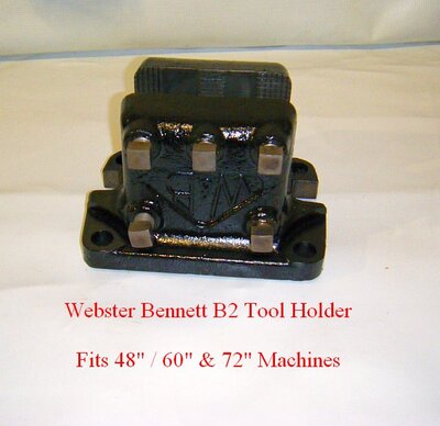 ,WEBSTER & BENNETT,B2,TOOLING & ACCESS._See also Specific Categories,|,TR Wigglesworth Machinery Co.