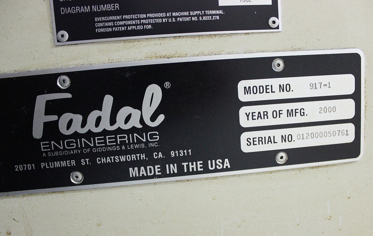 2000 FADAL 4020A HT MACHINING CENTERS, VERT., N/C & CNC | TR Wigglesworth Machinery Co.