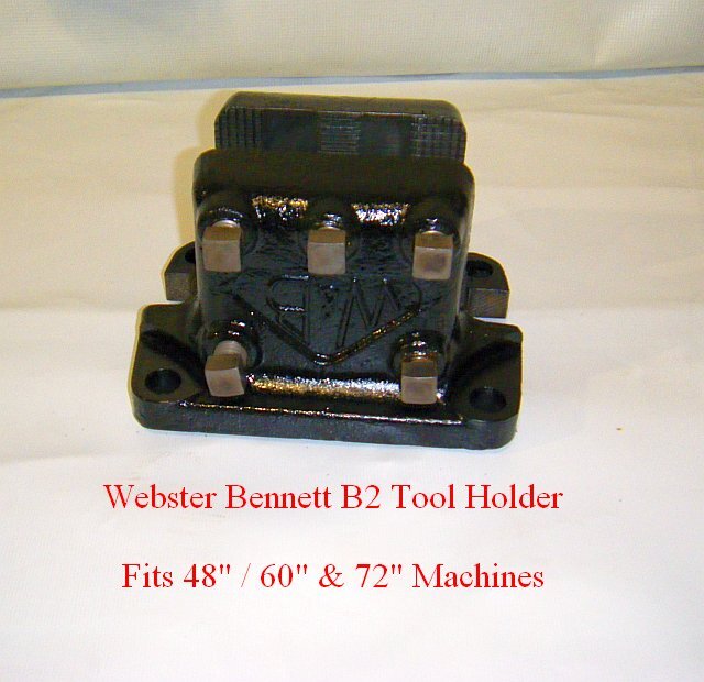 WEBSTER & BENNETT B2 TOOLING & ACCESS._See also Specific Categories | TR Wigglesworth Machinery Co.